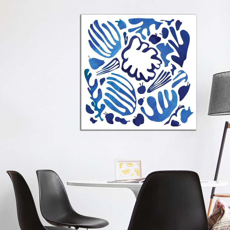 Homage To Matisse II by Pamela Staker - Painting on Canvas, Wrapped Canvas, 45.72 cm H x 45.72 cm W x 3.175 cm D