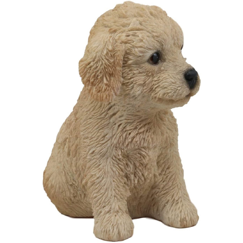 Figurine chiot Labradoodle Chawn Sitting