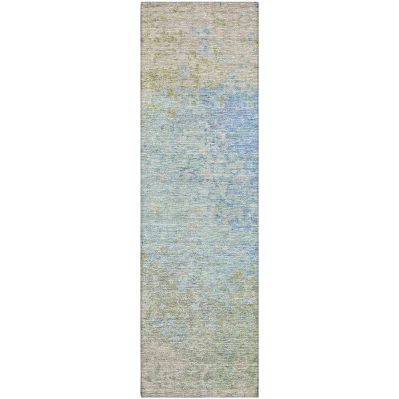 Premium Machine Washable Lubbers AMF1737 Modern Rug, Runner 2'3" x 7'6"