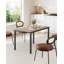 Adrey Metal Base Dining Table-380062551