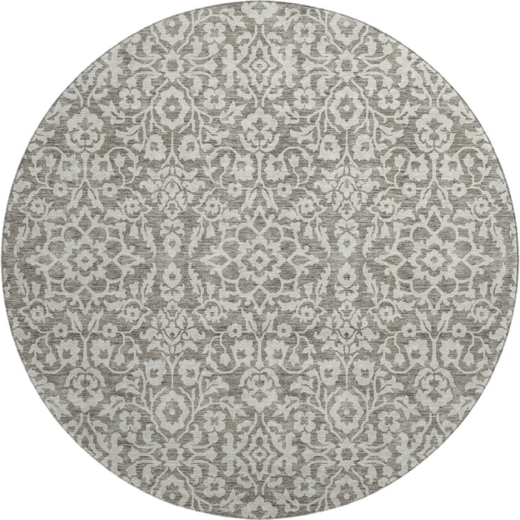 Premium Machine Washable Prisco Taupe Rug