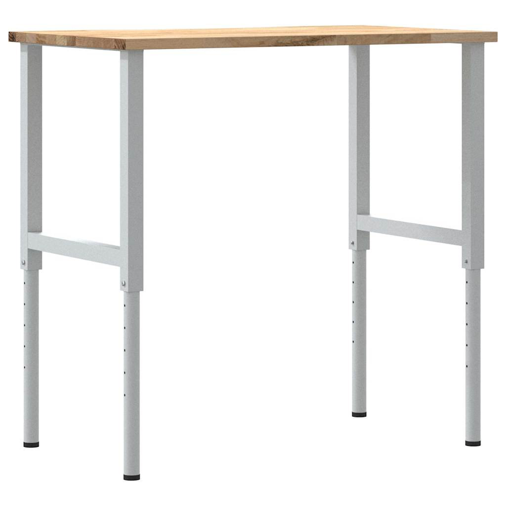 Solid Wood Top Height-Adjustable Workbench