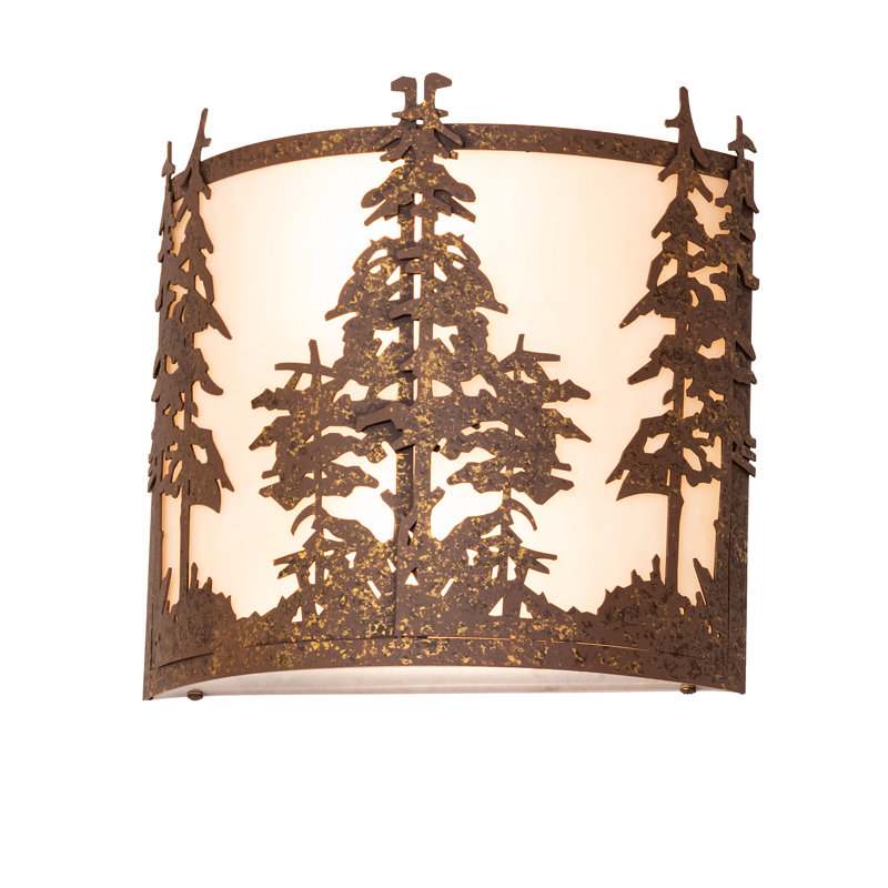 2 - Light Flush Mounted Sconce