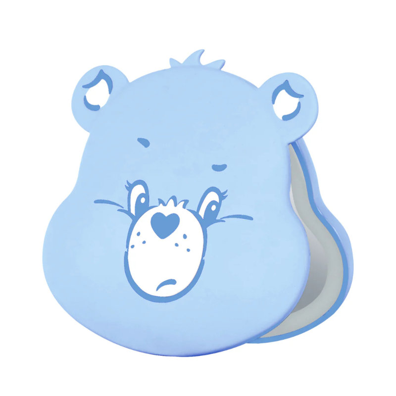 Miroir de voyage compact avec sac à main avec miroir grossissant 3X Care Bears Grumpy Bear Beary