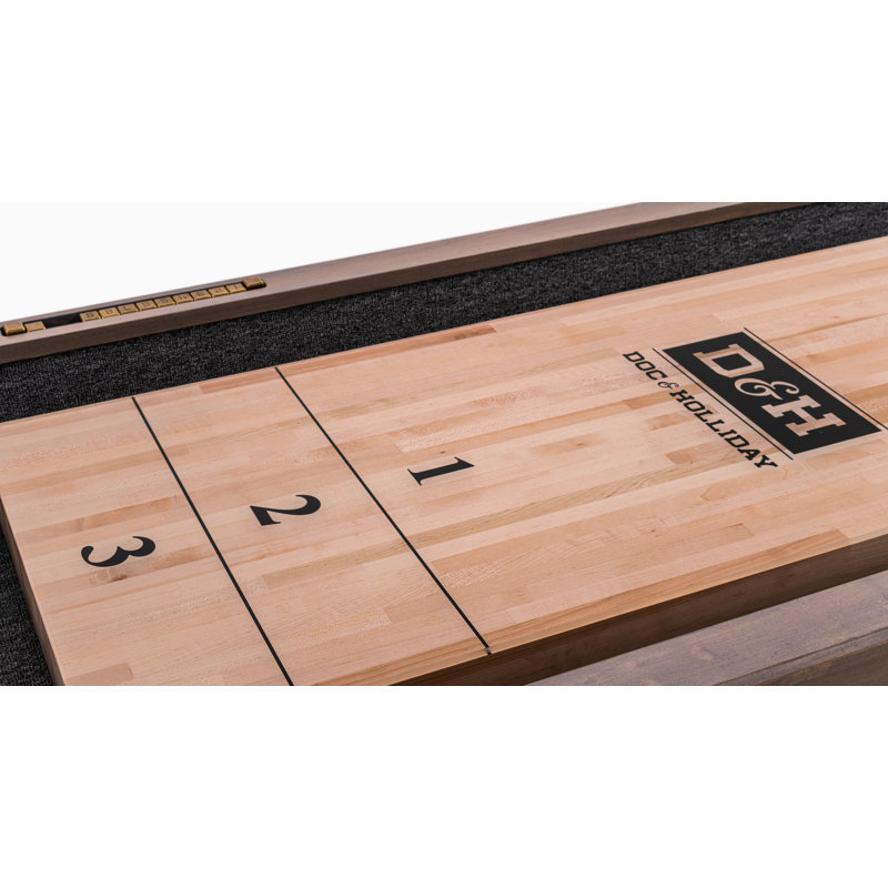 George Shuffleboard Table In Glazed Pearl With Professional Installation Included
