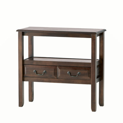 Bockman 30.5'' Solid Wood Top Console Table