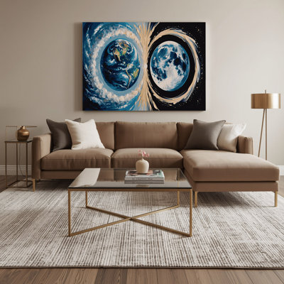 Art sur toile gris