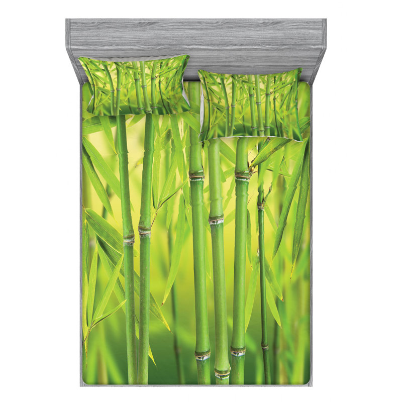 Microfiber Sheet Set, Queen Sheet Set with Fitted Sheet