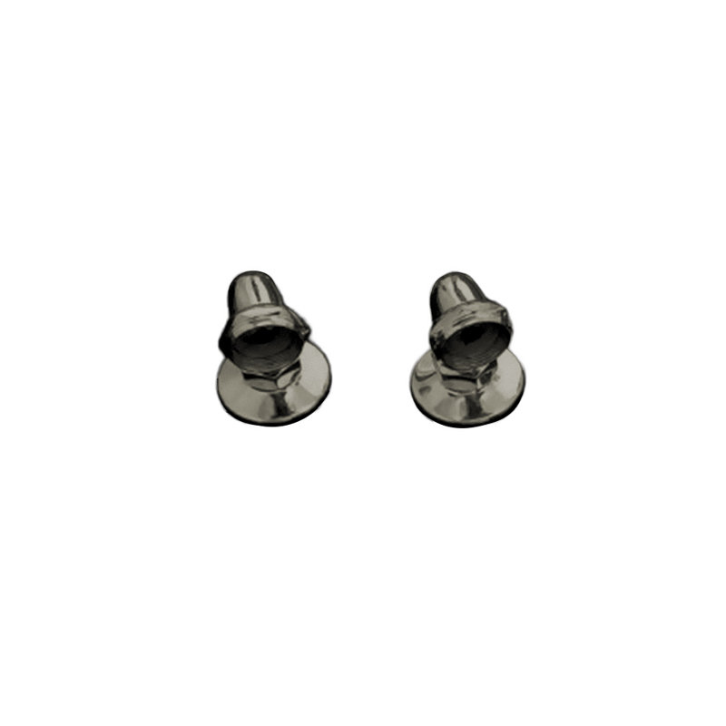 90 Degree Couplers with Deck Mount Screws, Matte Nickel