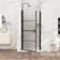 Framed Pivot Swing Shower Door With Frosted Tempered Glass34 In.w X 72 In.h