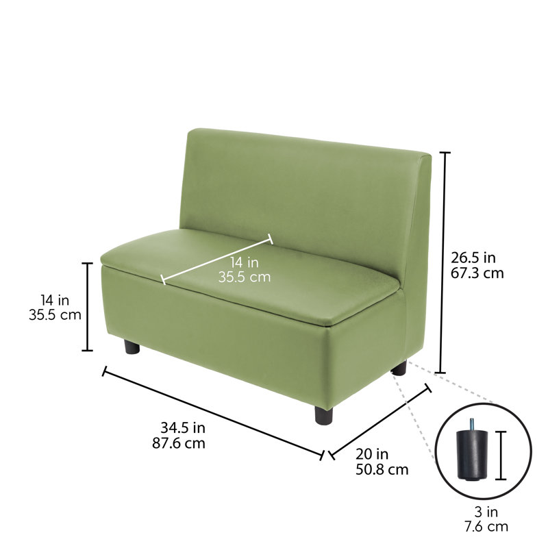 Canapé modulaire Kid Comfort - vert fougère, Vert fougère