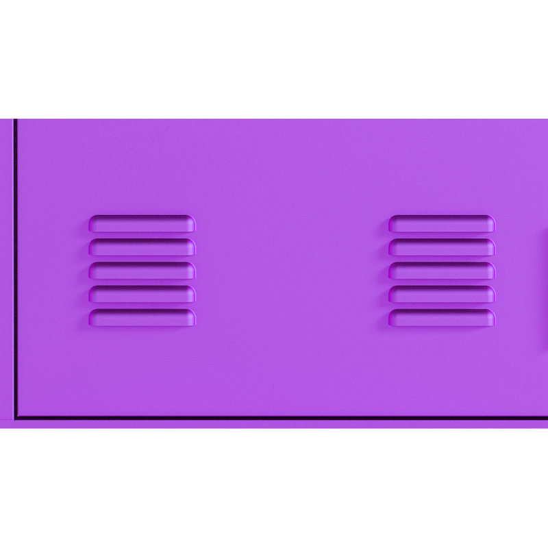 Armoire de rangement Beckinsale, Mauve