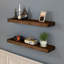 Chalissa 2 Piece Solid Wood Floating Shelf-1350360089-1350360091
