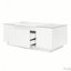 Led Coffee Table with High-Gloss Finish and Glass Tabletop-114365006