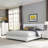 White High Gloss 2-Drawer Nightstand