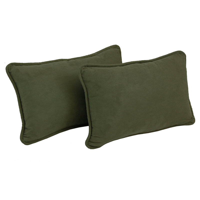  Housse et coussin rectangulaire, Vert forêt