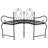  Tree Bench 59.1" Black Steel