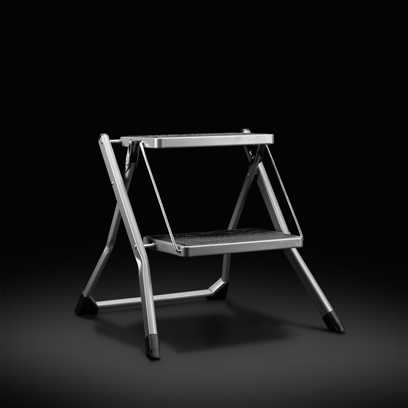 2 - Step Steel Folding Small Step Ladder