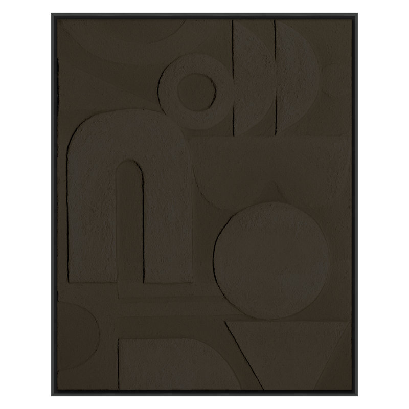 Foam Print by Blakley, Shana, 30" H x 24" W, Black, Black