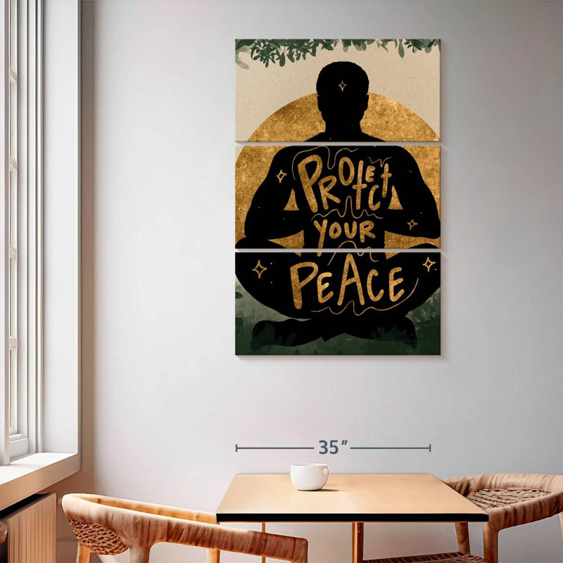 Tergel Protect Your Peace, 65" H x 42" W