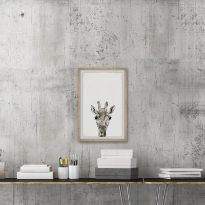 «Cheeky Giraffe IV», reproduction encadrée