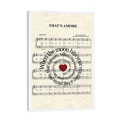 That's Amore - Print on Canvas