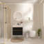 Meuble-lavabo mural avec lavabo en acrylique intégré-272698350