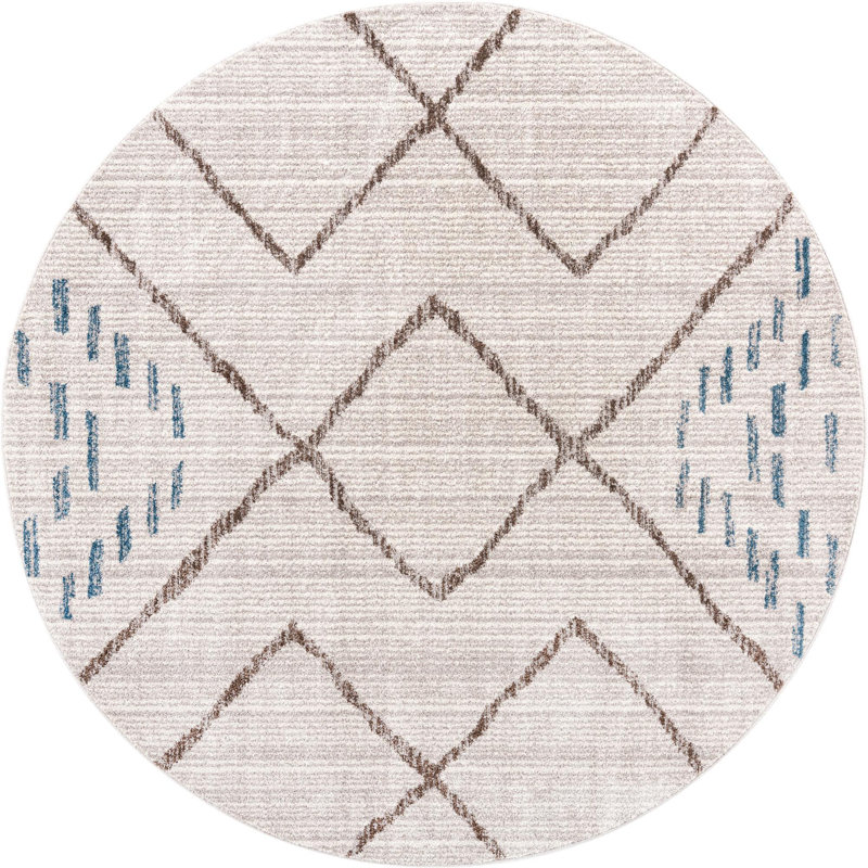 Rudy Indoor Rug, Round 7'