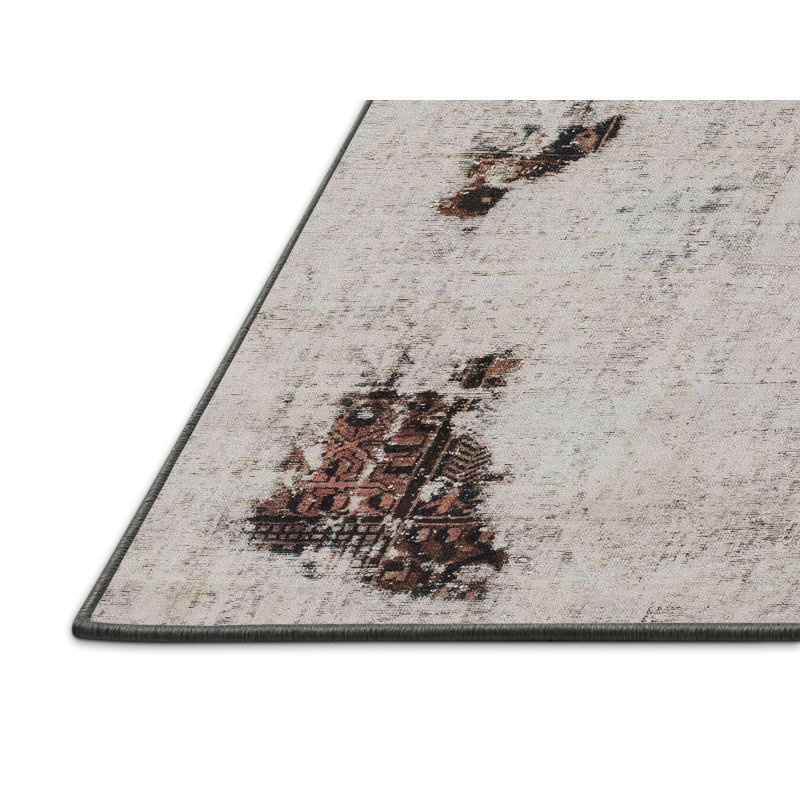 Abstract Indoor Rug, Rectangle 5' x 7'