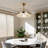 Modern 42" Ceiling Fan With Led Light Kit & Remote, 3 Colors Changing, 3 Speeds