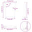 Dining Table Legs V-Shape 2 Pcs Steel-2015838540-2015838537