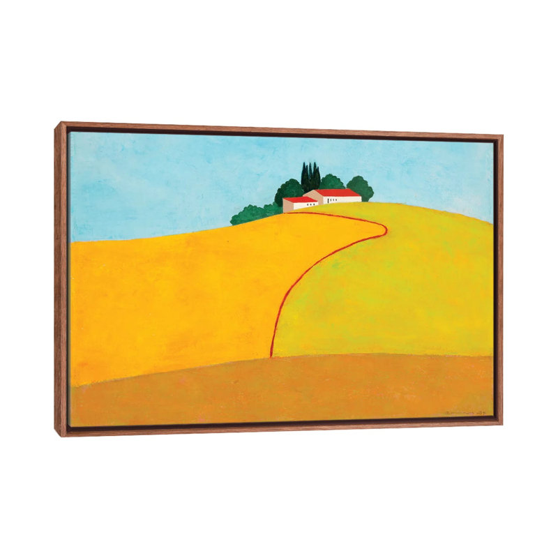 Negbah 2 by Itzu Rimmer - Print on Canvas, Classic Brown Wood Framed, 66.04 cm H x 45.72 cm W