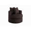 Fauteuil pivotant, fauteuil d'appoint rembourré pour le salon