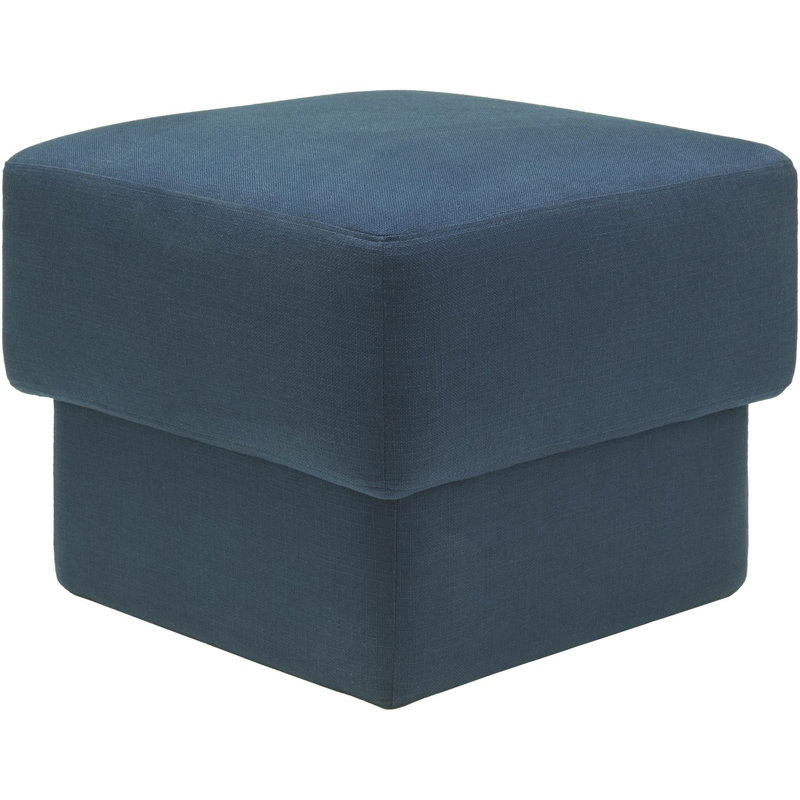 Sayime Ottoman, Blue Polyester
