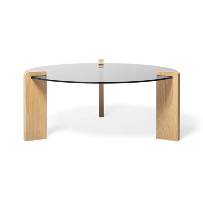 Davis Glass Top Single Coffee Table