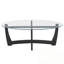 Table basse ovale avec plateau en verre-721798808