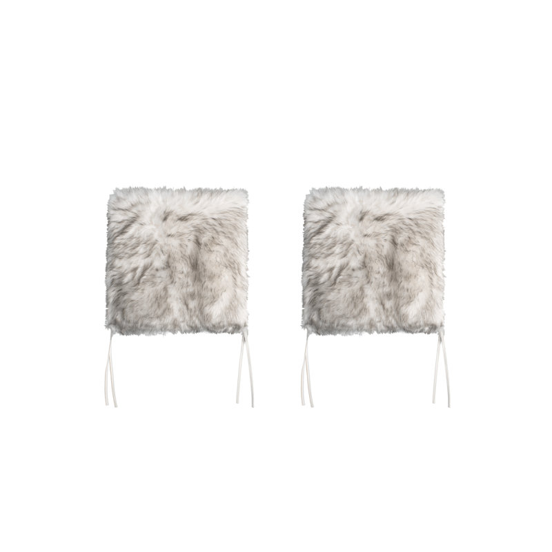 Outdoor 2'' Dining Chair Chair Pad, Ombre Gray
