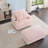 Comfortable Spring Armchair and Ottoman Set with Cup Holder and Corduroy-898069727