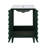 Cascade 18" Freestanding Bathroom Vanity In Green Oak With Sink Top-108958193