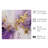 Abstract Purple Symphony Transitional Unframed Art Print