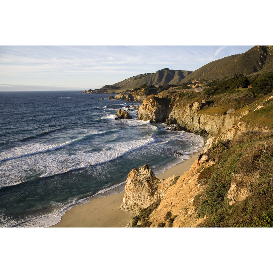 Fast Sonnenuntergang in Big Sur - Leinwandbild