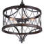 Lustre cylindrique unique à 5 lumières Normi