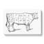 Butchers Beef Cuts - Wrapped Canvas-61848417