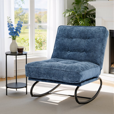 Méridienne inclinable rembourrée avec repose-pieds et fauteuil inclinable 30 °