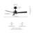 42 in. Ceiling Fan with LED Light, Remote Control, WhisperQuiet DC Motor, 6 Speeds, Reversible Blades-110941753