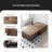 39'' Faux Leather Sleeper Sofa-1013008421