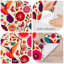 Peler et coller le papier peint mural, broderie Otomi mexicain sans soudure, coloré, traditionnel mexicain, art mural auto-adhésif et amovible