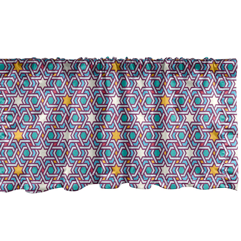 Ensemble de 2 cantonnières Ambesonne Orient, L 54 po x L 12 po