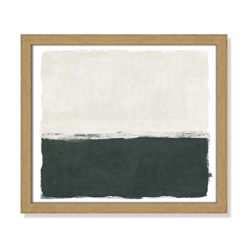 Primal Forest II - Landscape Version Print par Natalie Carpentieri, Grain de bois naturel, L 15 po x H 13 po, Framed Print