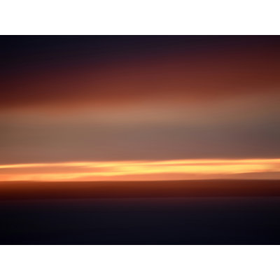 «Abstract Sunset III» - Impression sur toile tendue